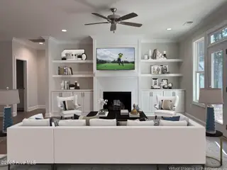 265 St Andrews Drive, Pinehurst, NC 28374 – photo 2: Virtually staged - living room