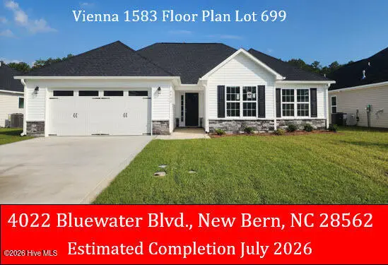 4022 Bluewater Boulevard, New Bern, NC 28562 – photo 1 of 11: MLS 6-29-26