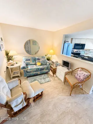 1400 E Fort Macon Road 313, Atlantic Beach, NC 28512 – photo 7: 313 Foyer living room pic