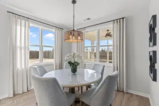 2012 Red Woodpeckers Court, Leland, NC 28451 — 3-bedroom home in Terrapin, Leland, NC, photo 6 of 23: Dining