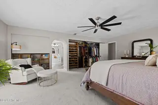 213 Pensacola Avenue, Morehead City, NC 28557 – photo 12: Large Master Bedroom With New Carpet Flo