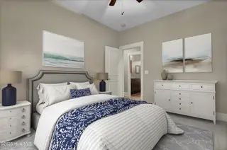 437 Belvedere Drive, Holly Ridge, NC 28445 – photo 23: Bedroom 2, Virtual Staging