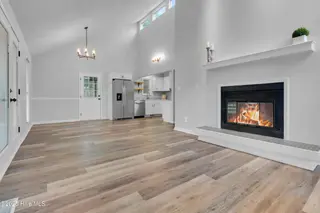 1223 Pelican Drive, New Bern, NC 28560 – photo 3: Living Room into Dining area & kitchen