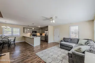 408 Decatur Road, Jacksonville, NC 28540 – photo 7: Living + Kitchen