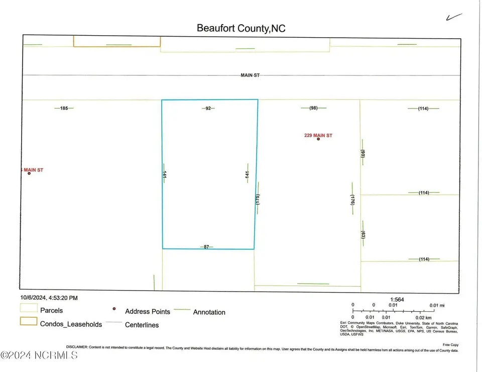 Reid 25181 Main Street, Aurora, NC 27806 – photo 1 of 2: Linda Shackelford GIS 10-6 MLS_000