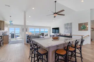 217 Salter Path Road, Pine Knoll Shores, NC 28512 – photo 17: Kitchen with Island Seating