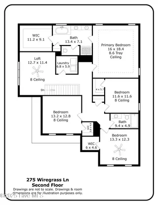 275 Wiregrass Lane, Southern Pines, NC 28387 – photo 5: 275 Wiregrass Ln_Second Floor_page-0001