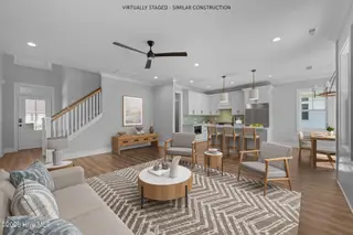 120 Pine View Boulevard, Beaufort, NC 28516 – photo 2: Virtually Staged Living Room
