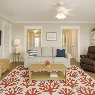 281 Brunswick Avenue W B, Holden Beach, NC 28462 — 2-bedroom condo in Rhoda McMillan, Holden Beach, NC, photo 7 of 16: ChatGPT Image Nov 25, 2025, 05_50_19 PM