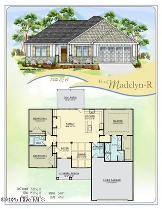 307 Creeks Edge Drive, Pikeville, NC 27863 – photo 2: Madelyn Floorplan