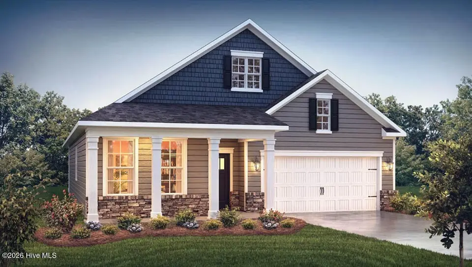 7019 Bayberry Park Drive, New Bern, NC 28562 – photo 1 of 18: Dover Elevation C3