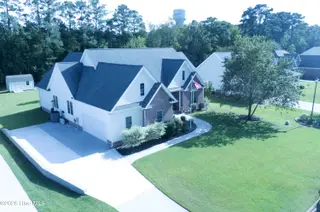 1926 Snowy Egret Drive, Morehead City, NC 28557 – photo 2: Front Drone View