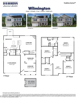 1841 Branson Court, Farmville, NC 27828 – photo 2: Wilmington - 4BD - Tradition Series_FP