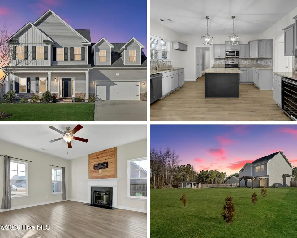 711 Alpha Court, Beulaville, NC 28518 — 3-bedroom home in Orchard Creek, Beulaville, NC, photo 1 of 32: Beige Minimalist Mood Photo Collage (5)