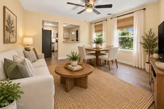 2707 Alabama Avenue, New Bern, NC 28560 — 2-bedroom home in Oakside, New Bern, NC, photo 15 of 54: AI mock up of living room