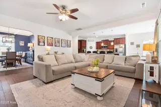 530 Avenue Of The Carolinas, Carthage, NC 28327 – photo 13: Living Room with Gas Fireplace