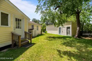 2014 Center Avenue, New Bern, NC 28560 – photo 8: Garage and Backyard View