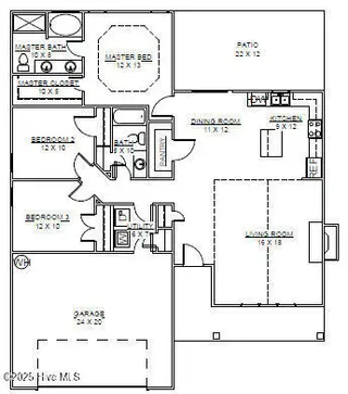 2024 Bluewater Boulevard, New Bern, NC 28562 – photo 4: Floor Plan