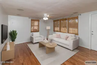 101 W Pine Forest Road, Mount Olive, NC 28365 — 3-bedroom home, Mount Olive, NC, photo 4 of 17: 1-LivingRoom-v1-Staged