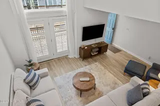 651 Salter Path Road 20b, Pine Knoll Shores, NC 28512 – photo 13: Dining Area Overlooks Living Room
