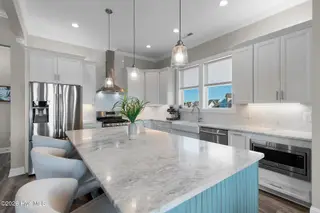 525 Sanders Lane, Newport, NC 28570 – photo 8: Kitchen with custom island