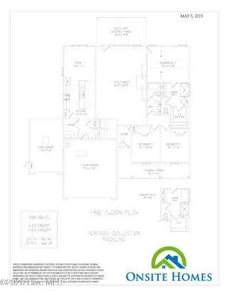 197 Bibey Road, Carthage, NC 28327 – photo 2: Floor Plan 1