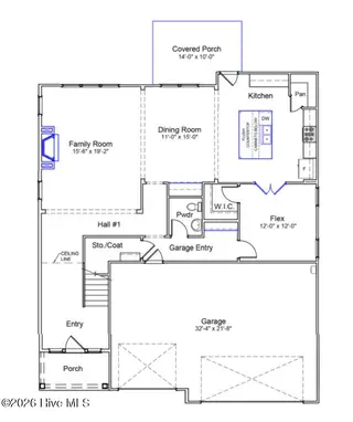 271 Planters Walk, Hampstead, NC 28443 — 5-bedroom home in East Wynd, Hampstead, NC, photo 2 of 23: ETW 27 First Floor