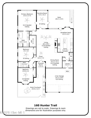 160 Hunter Trail, Southern Pines, NC 28387 – photo 7: FLOOR PLAN_160 Hunter Trail_page-0001 (1