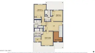 724 Blue Bird Drive, Vass, NC 28394 – photo 19: Second Floor Cutsheet