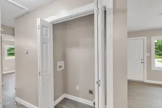 175 Kellumtown Road, Hubert, NC 28539 — 3-bedroom home, Hubert, NC, photo 21 of 23: Laundry Closet