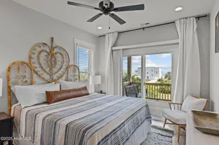 1903 Emerald Drive, Emerald Isle, NC 28594 – photo 24: Bedroom with Ocean View Balcony
