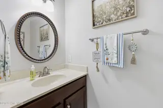 105 Pailin Creek Road, Elizabeth City, NC 27909 — 3-bedroom home in Pailin Creek Landing, Elizabeth City, NC, photo 23 of 56: 1/2 Bath