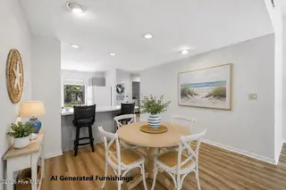 7601 Windward Drive, New Bern, NC 28560 – photo 14: Dining Area with AI Generated Furnishing