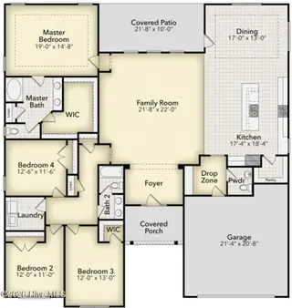 186 Seashore Street, Grimesland, NC 27837 – photo 2: 2700 Floor plan