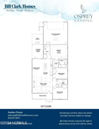2482 Lake Ridge Drive, Southport, NC 28461 – photo 2: OSP 105 - Floor Plan