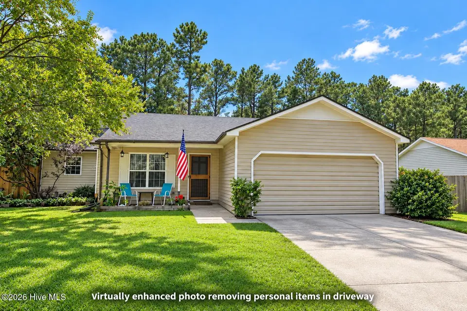 106 Education Lane, Havelock, NC 28532 – photo 1 of 26: Virtually Enhanced Front