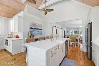 910 Ann Street, Beaufort, NC 28516 – photo 9: Kitchen Into Dining Area