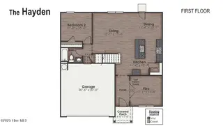 1077 Sandy Heights Loop (Lot 36), Navassa, NC 28451 – photo 2: Hayden New DRHE_First Floor