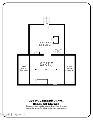 280 W Connecticut Avenue, Southern Pines, NC 28387 – photo 10: 280 W. Connecticut Ave_Basement Storage_