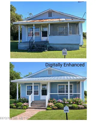 409 Plum Street, New Bern, NC 28560 – photo 16: Front home AI enhanced