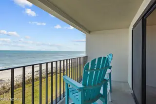 1505 Salter Path Road 304, Indian Beach, NC 28512 — 2-bedroom condo in Summer Winds Condominiums, Indian Beach, NC, photo 19 of 53: Covered Balcony