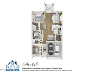 77 Bristol Bay Drive, Lake Waccamaw, NC 28450 – photo 17: ISLA 3-D FLOOR PLAN