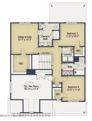 305 Ashurst Road, Carthage, NC 28327 – photo 5: Second Floor Cutsheet