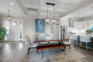 525 Sanders Lane, Newport, NC 28570 – photo 19: Coffered ceiling dinning room