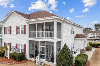 8855 Radcliff Drive NW Unit 43c, Calabash, NC 28467 — 3-bedroom condo in Brunswick Plantation, Calabash, NC, photo 5 of 35: Back Porch