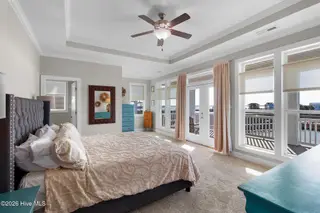 525 Sanders Lane, Newport, NC 28570 – photo 23: Primary suite with creek views