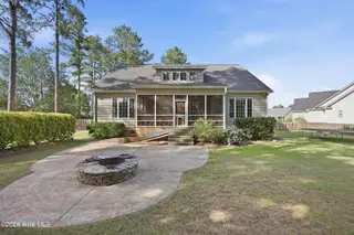 104 Bargate Drive, New Bern, NC 28562 – photo 8: Stamped Concrete Patio with Firepit