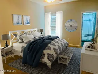 702 Pirates Landing Drive, Beaufort, NC 28516 – photo 15: Virtually Staged Primary Bedroom