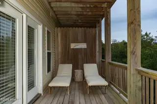 118 Shell Drive West, Emerald Isle, NC 28594 – photo 22: 118 Shell Dr. Primary BR balcony