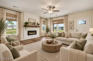 105 Burnello Court, Princeton, NC 27569 – photo 6: Virtually staged living room